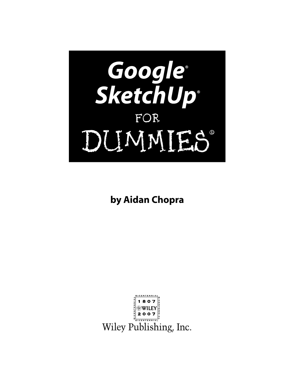 Google® Sketchup® for Dummies‰