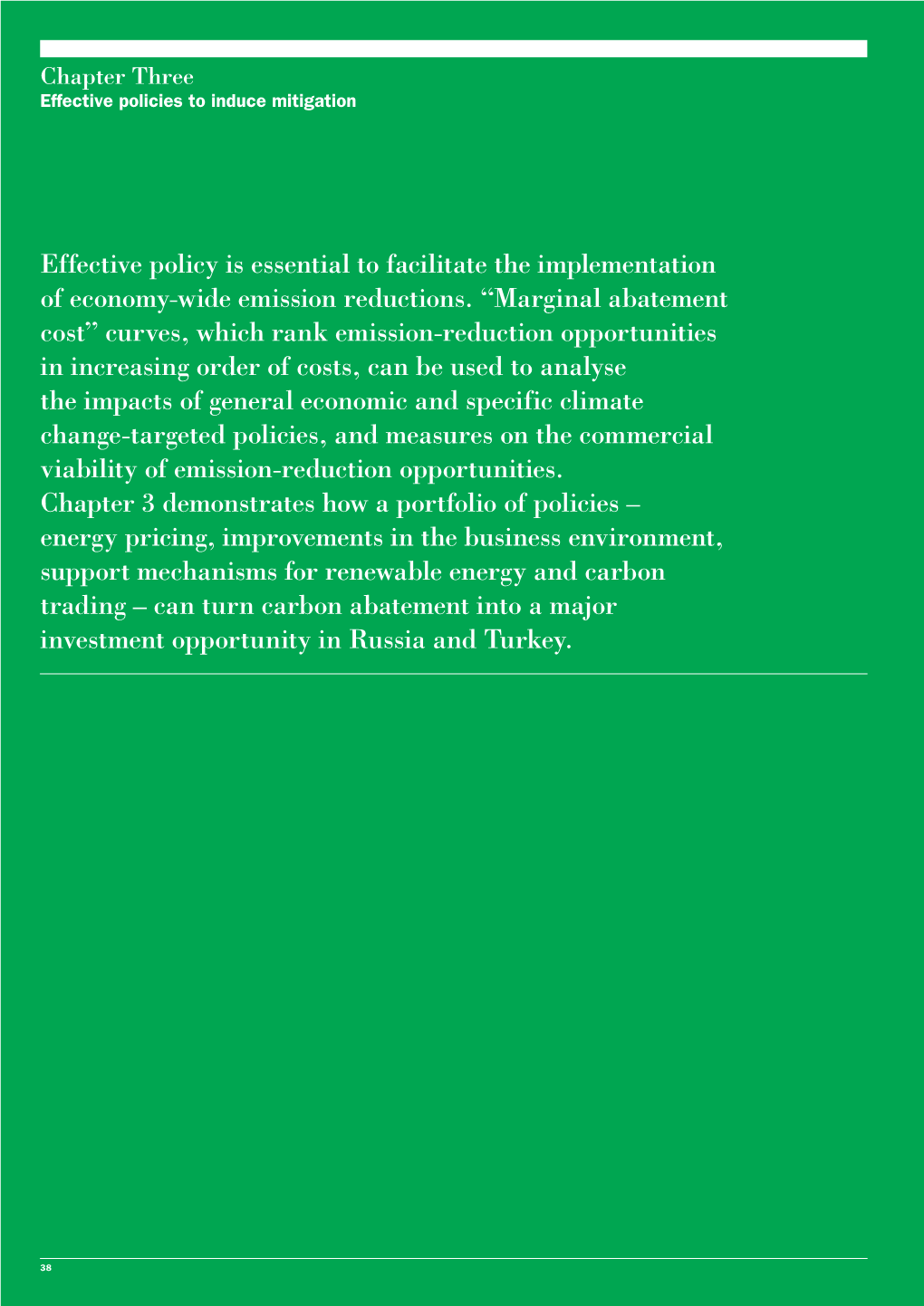 Effective Policy Is Essential to Facilitate the Implementation of Economy-Wide Emission Reductions