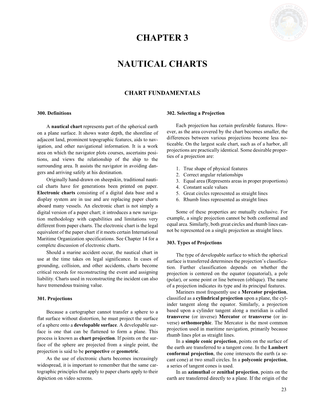 Chapter 3 Nautical Charts