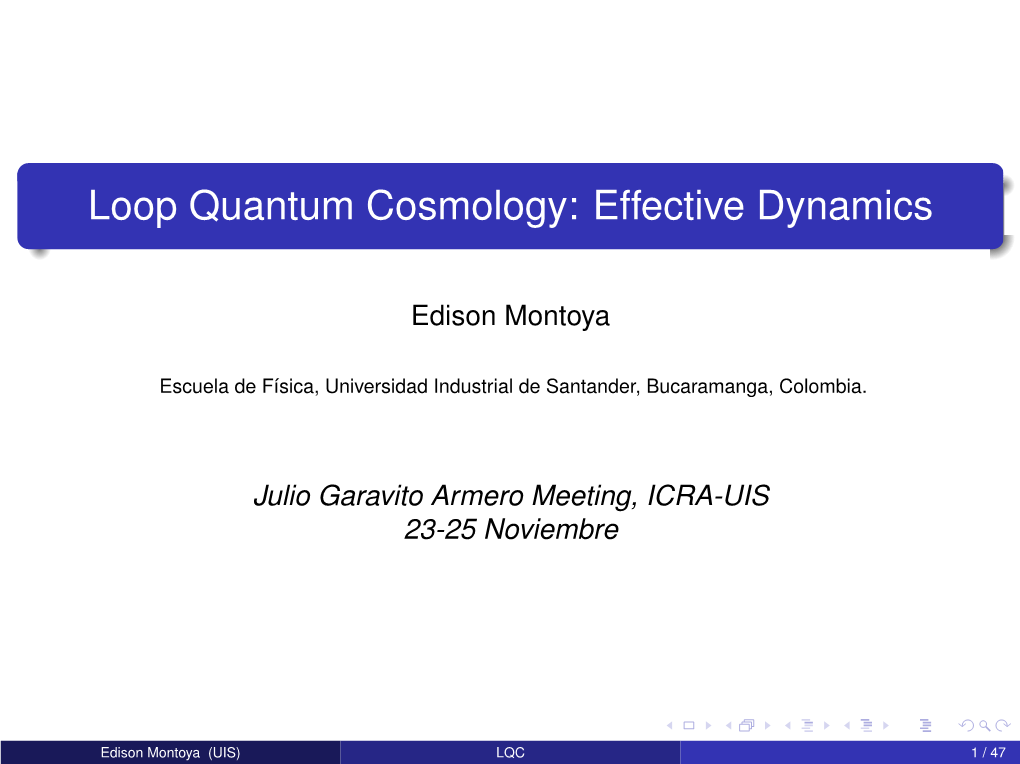 Loop Quantum Cosmology: Effective Dynamics