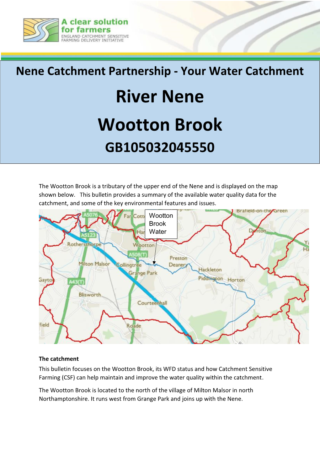 River Nene Wootton Brook