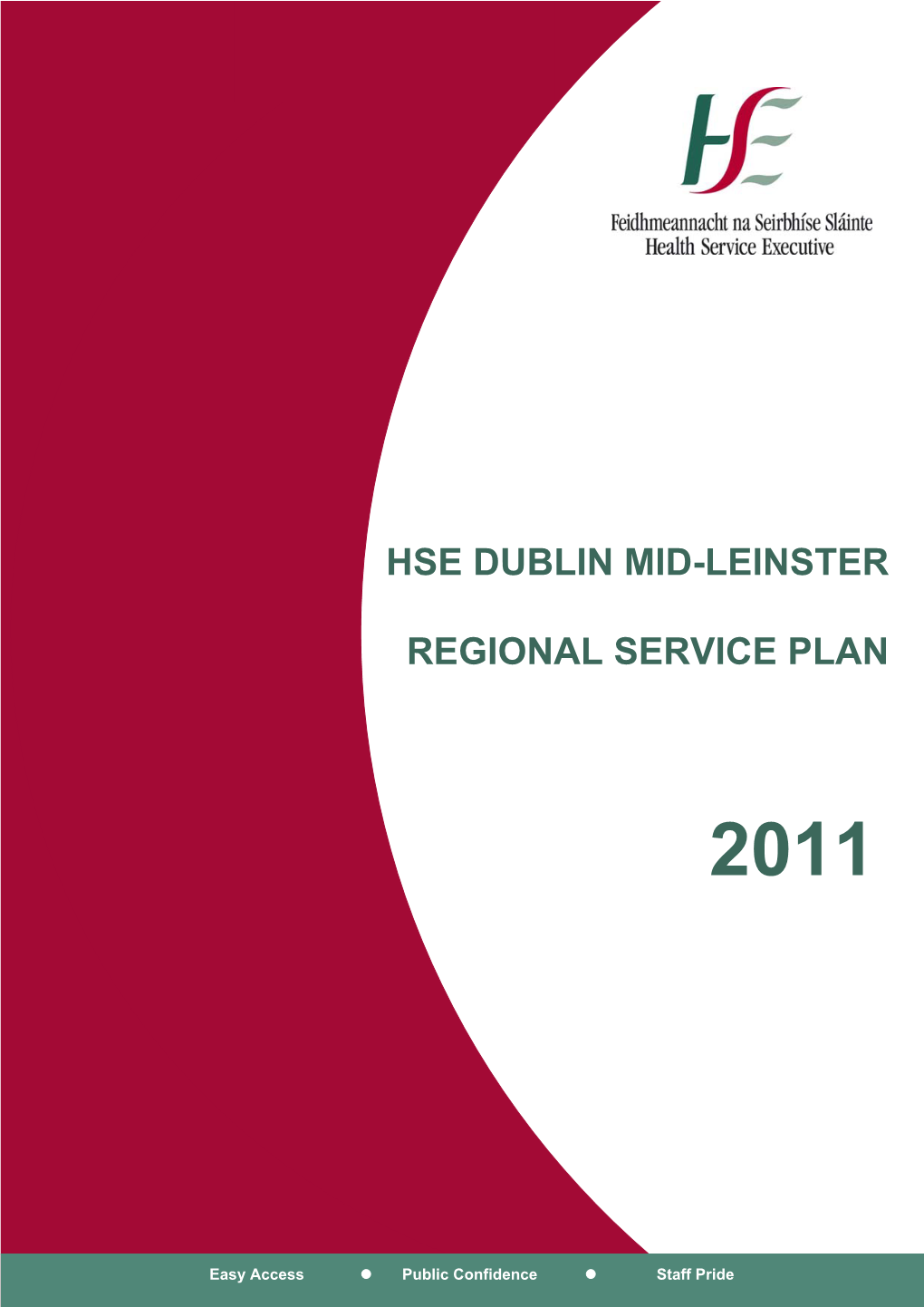 Hse Dublin Mid-Leinster Regional Service Plan