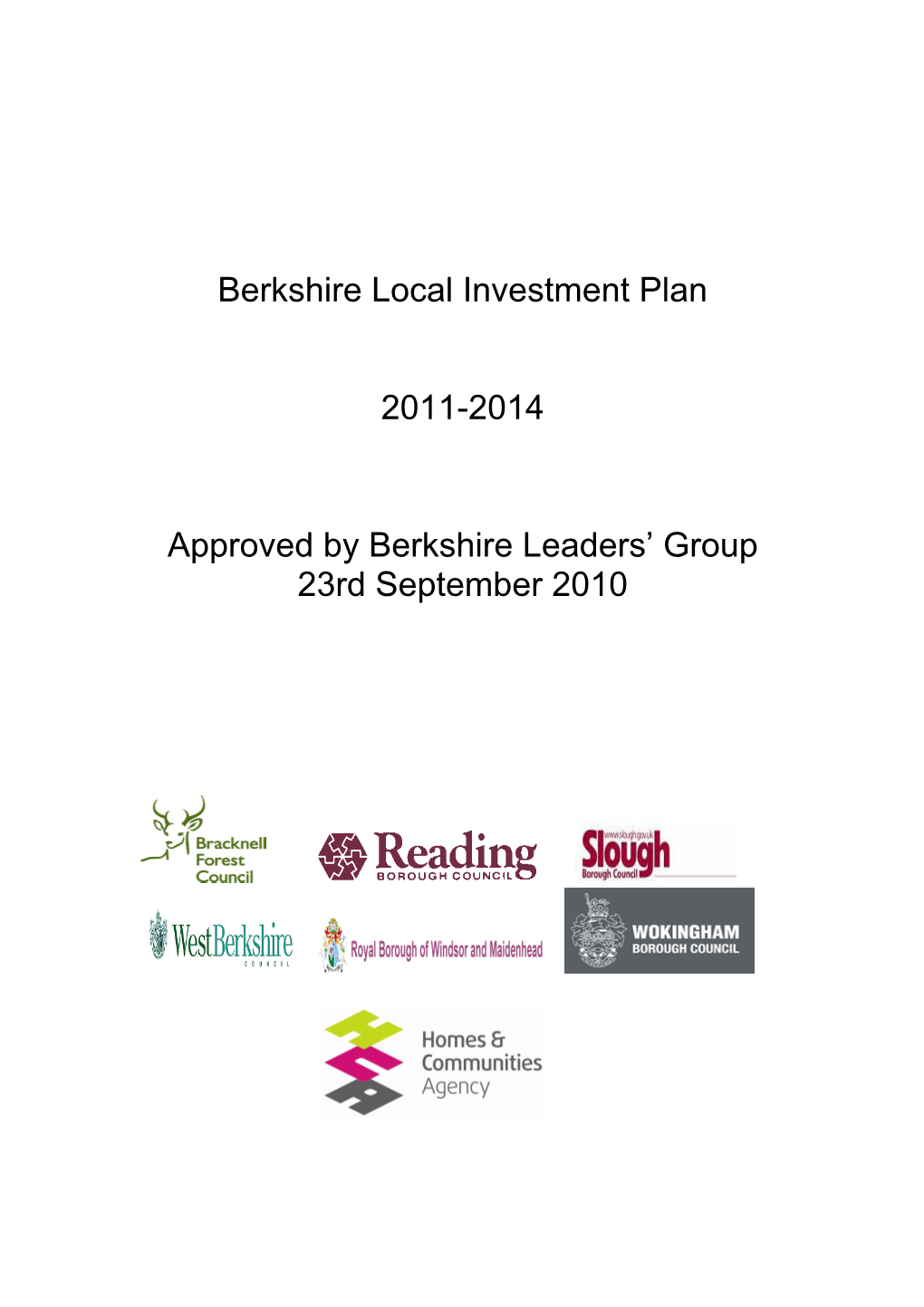 Berkshire Local Investment Plan