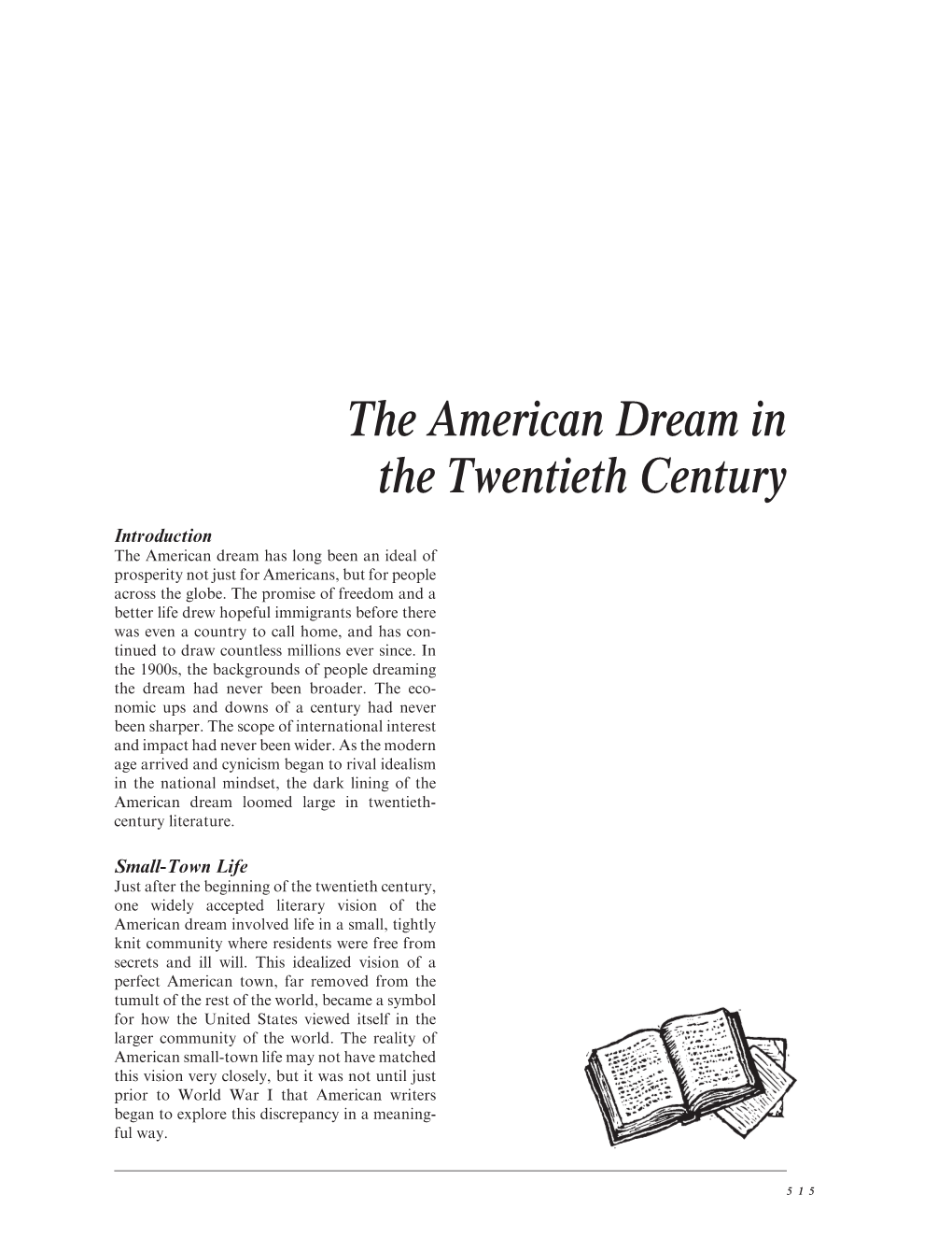 The American Dream in the Twentieth Century