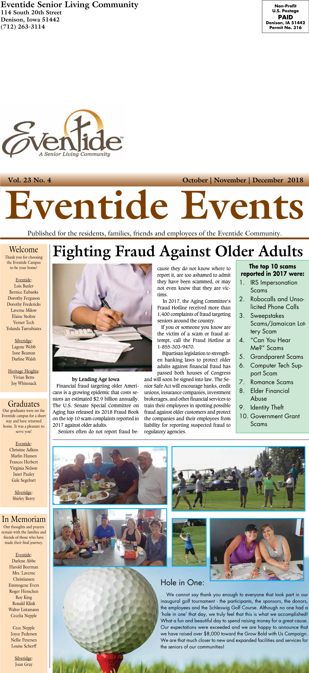Fighting Fraud Against Older Adults