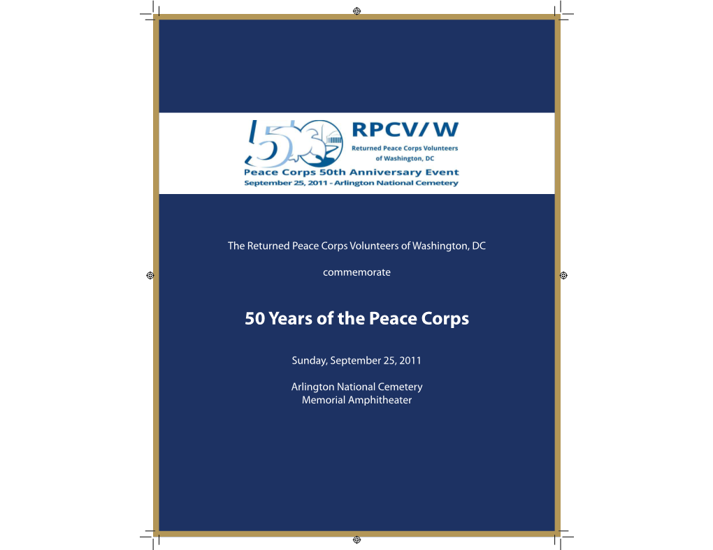 50 Years of the Peace Corps