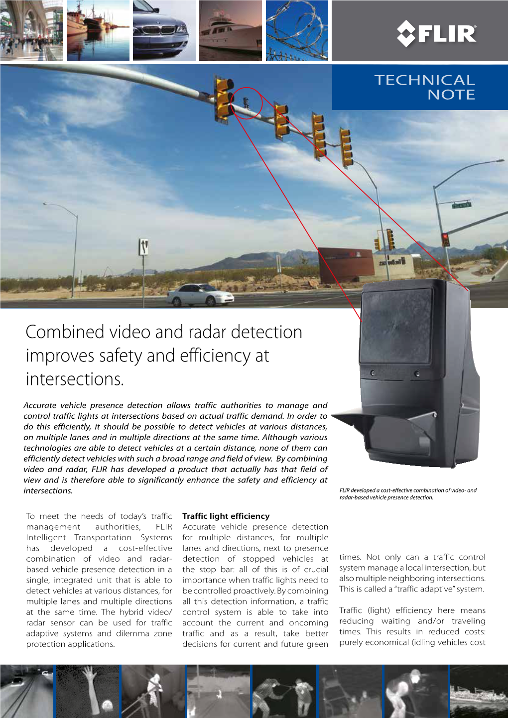 Combined Video and Radar Detection Improves Safety and Efficiency at Intersections