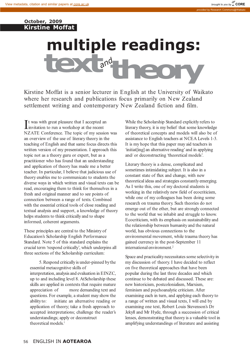 Textandtheory