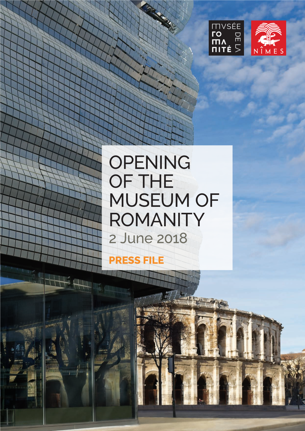 OPENING of the MUSEUM of ROMANITY 2 June 2018 PRESS FILE