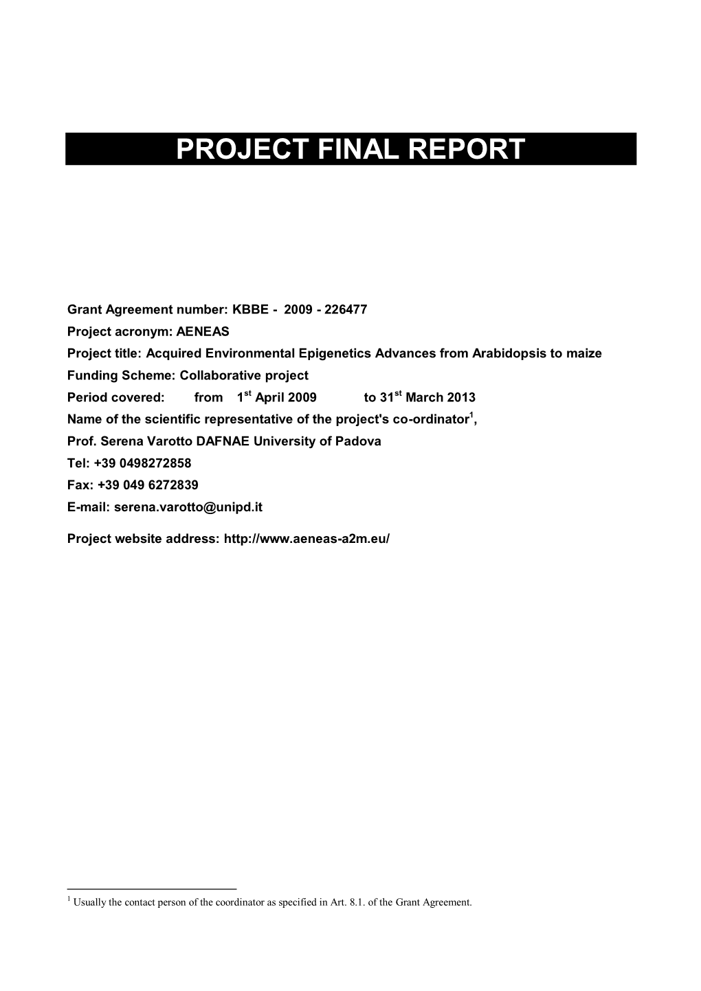 Project Final Report