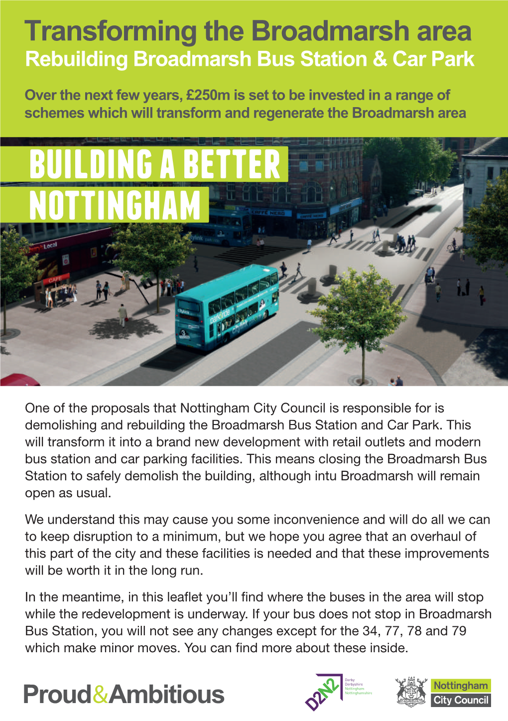 Broadmarsh Transformation New Bus Stop Locations