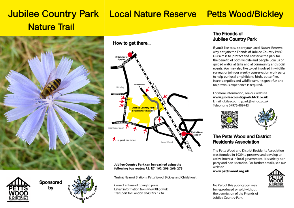 Jubilee Country Park Trail and Petts Wood / Bickley