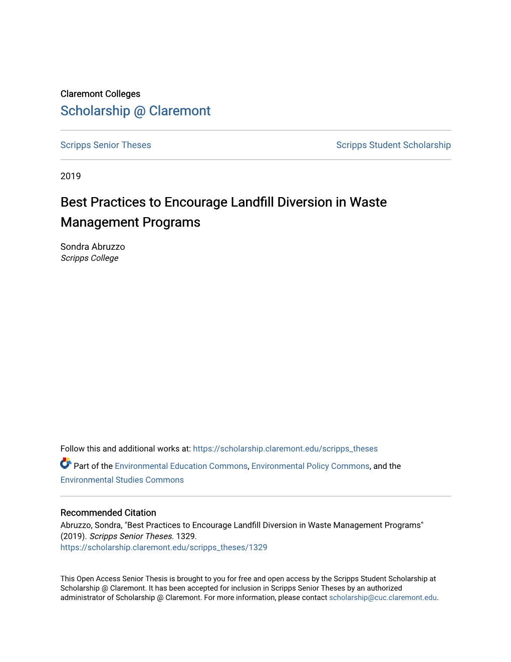 Best Practices to Encourage Landfill Diversion in Waste Management Programs
