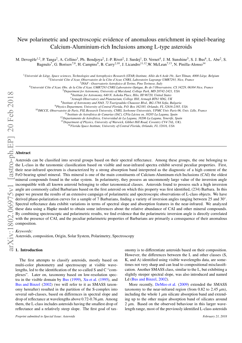 New Polarimetric and Spectroscopic Evidence of Anomalous Enrichment