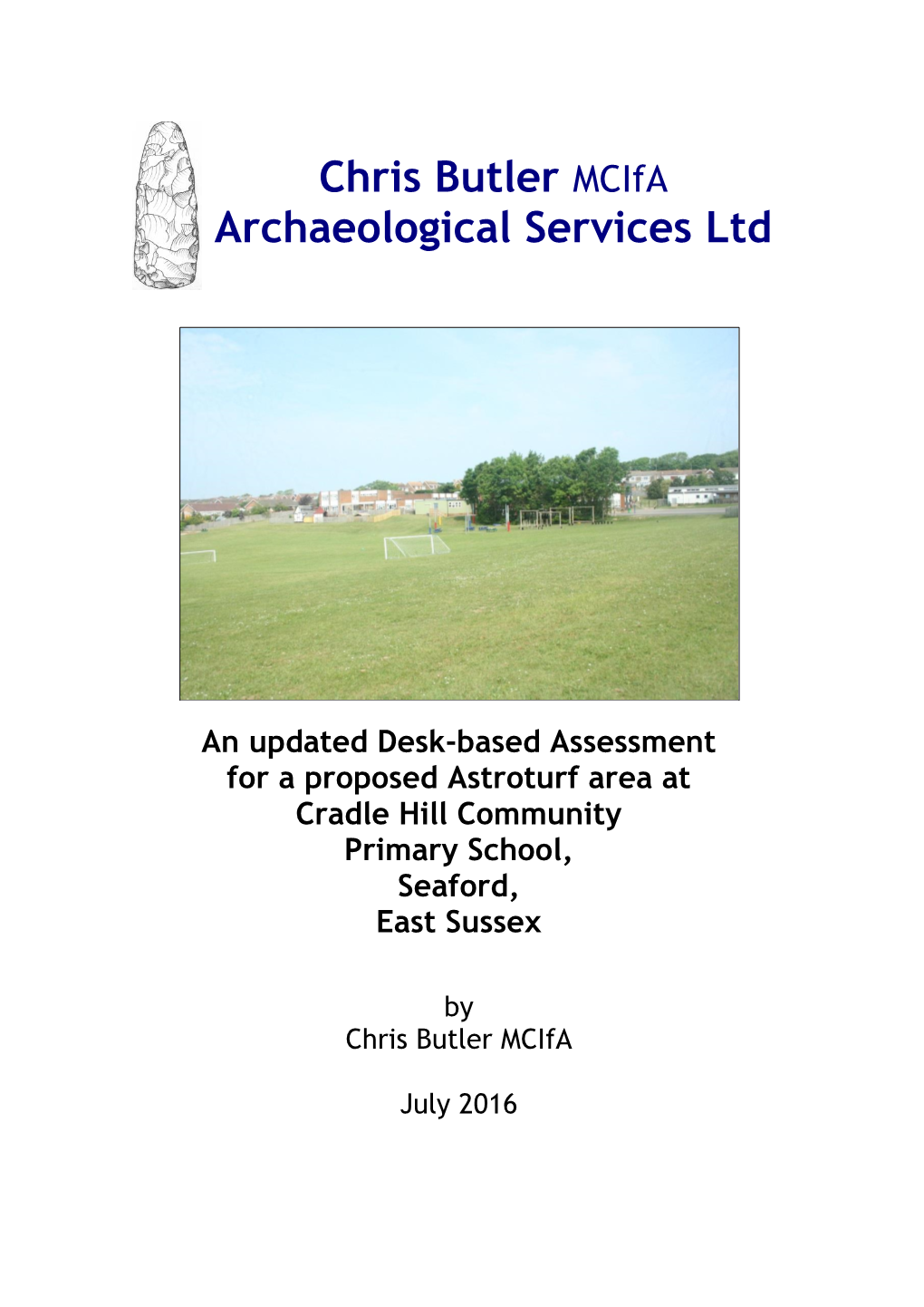 Chris Butler Mcifa Archaeological Services Ltd