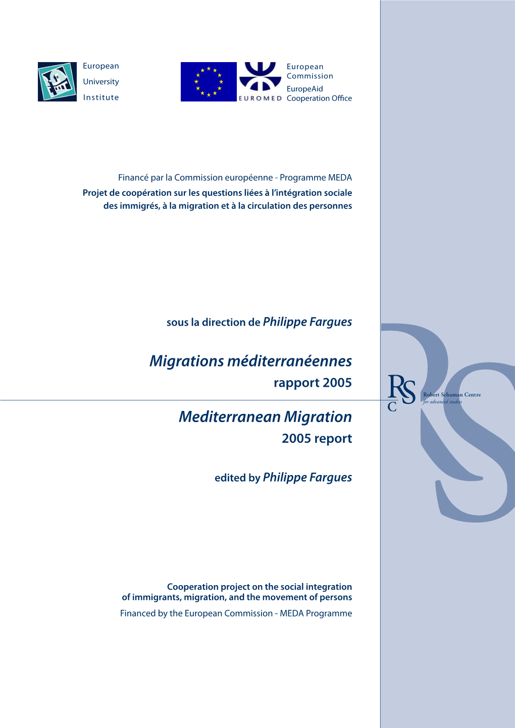 Migrations Méditerranéennes Mediterranean Migration