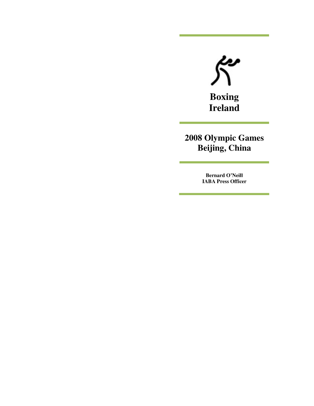 Irish Olympic Bios