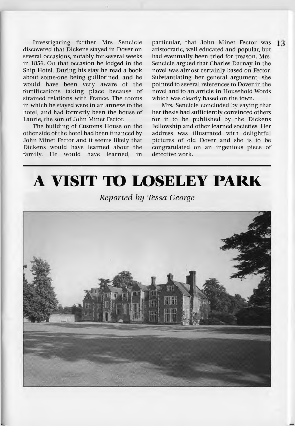 A Visit to Loseley Park