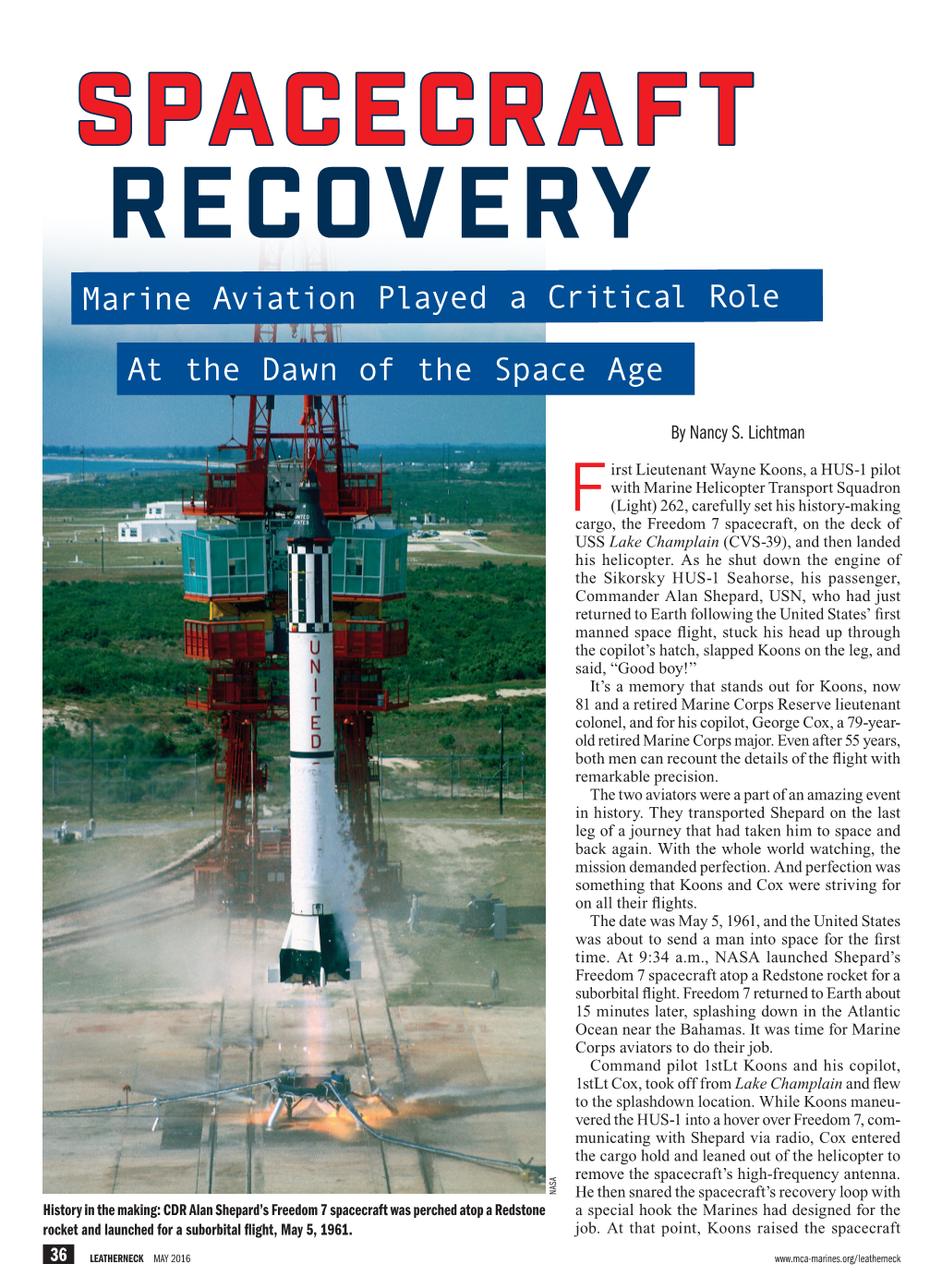 Spacecraft Recovery Article Download