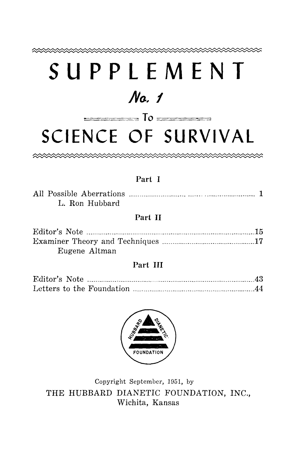 Science of Survival