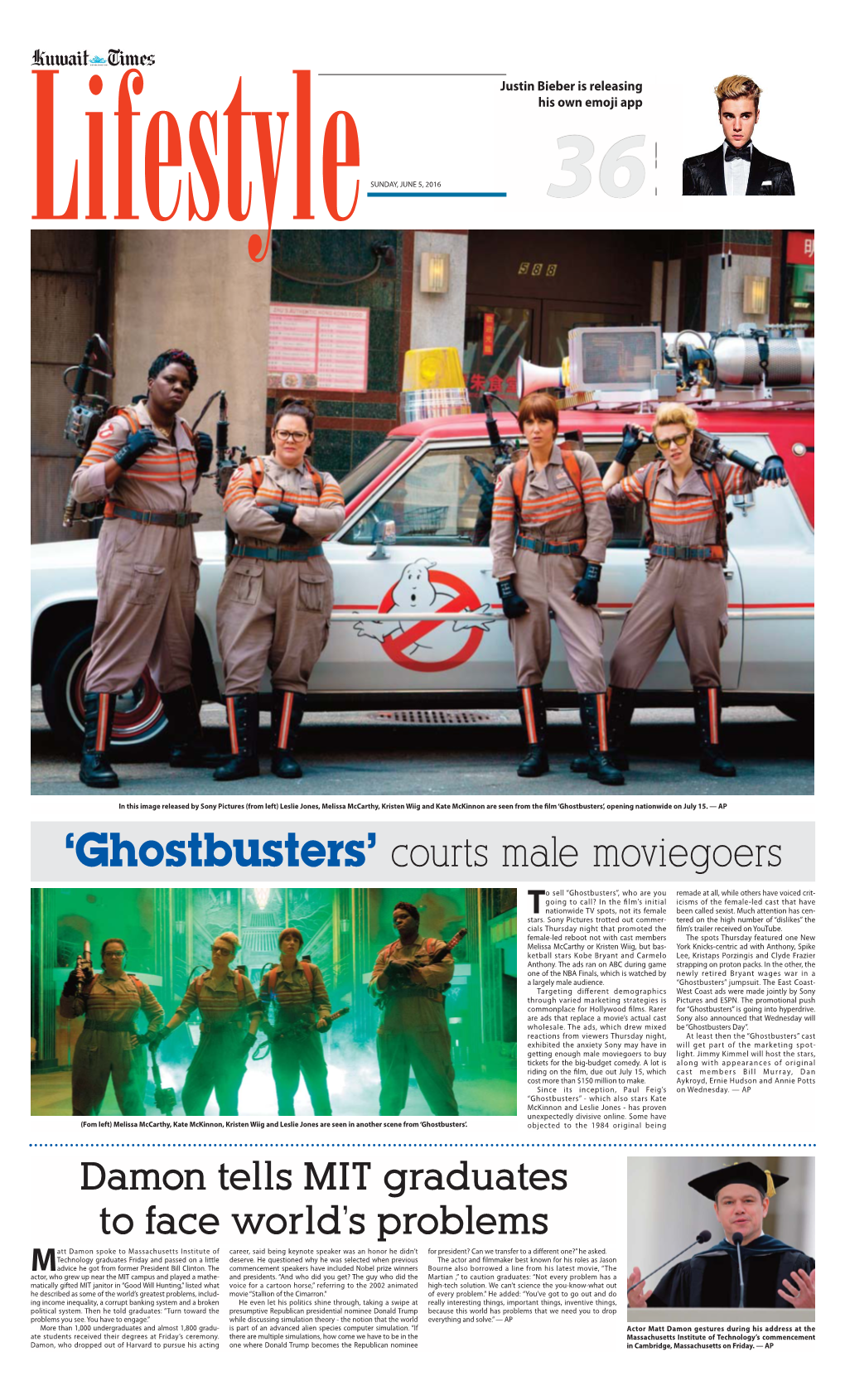Ghostbusters’, Opening Nationwide on July 15
