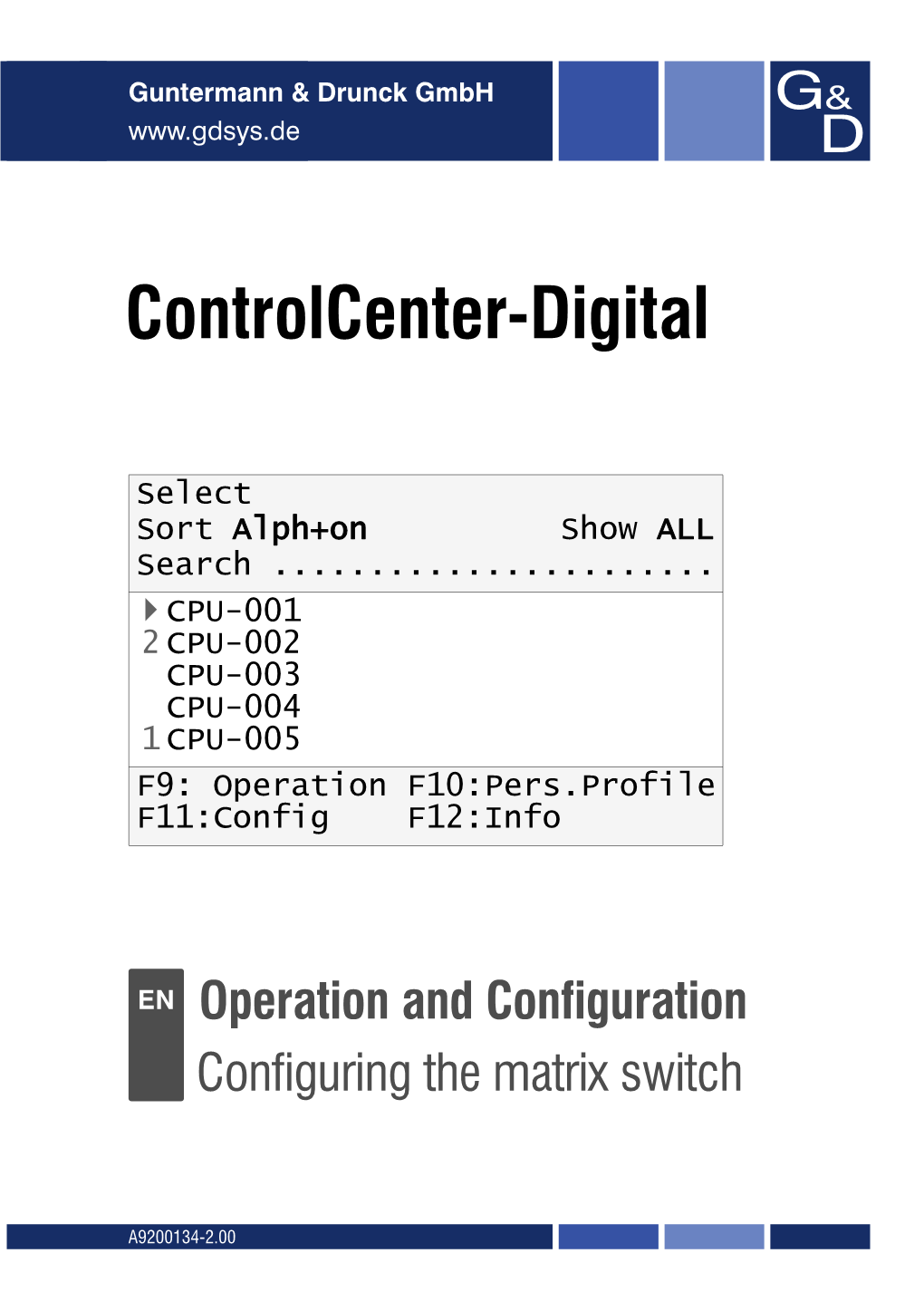 G&D Controlcenter-Digital