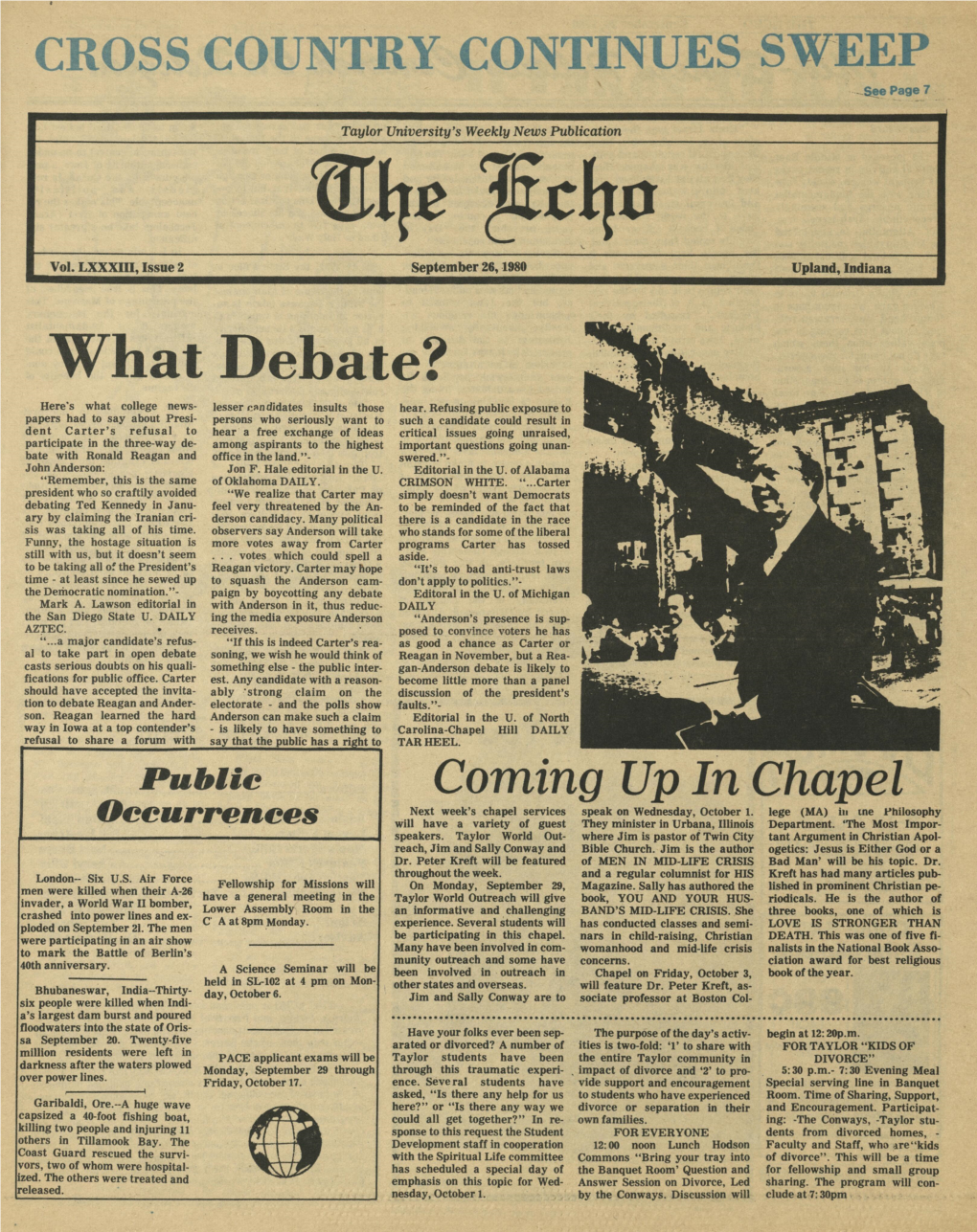 The Echo: September 26, 1980