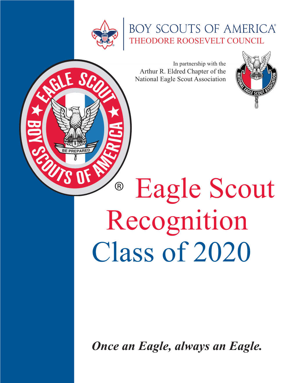 Eagle Scout Recognition Class of 2020