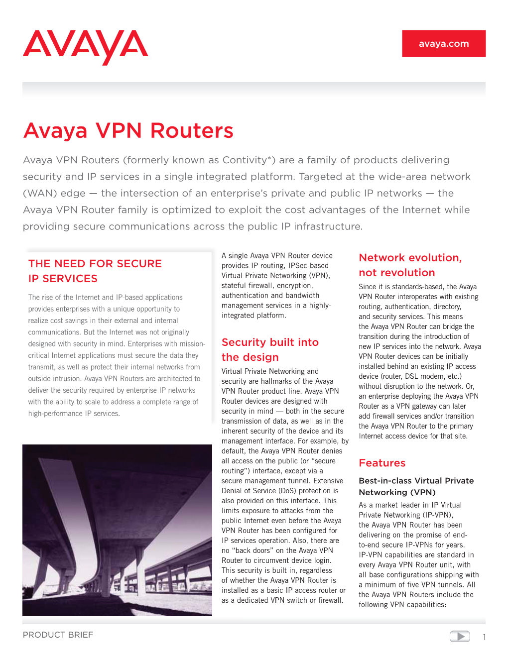 Avaya VPN Routers