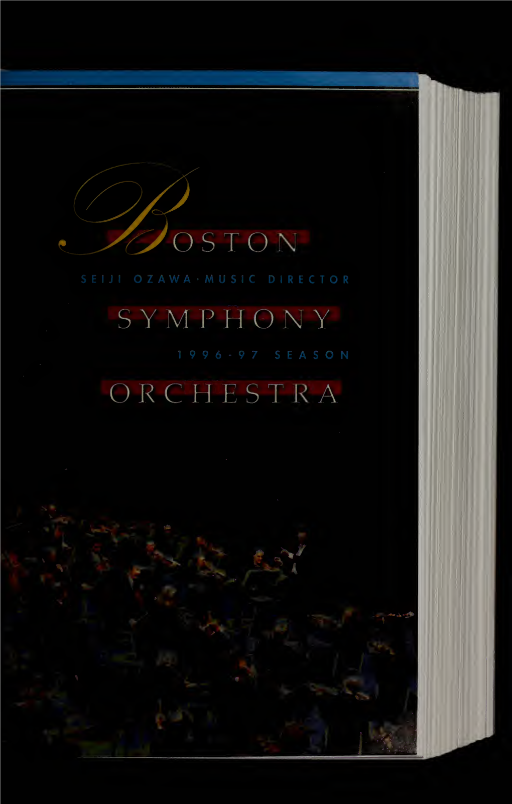 Boston Symphony Orchestra Concert Programs, Season 116, 1996-1997