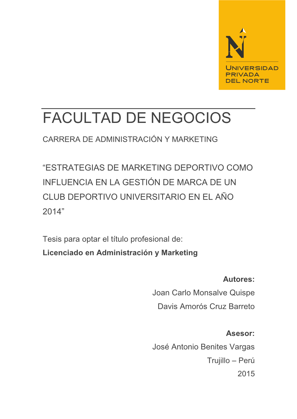 Carrera De Administración Y Marketing