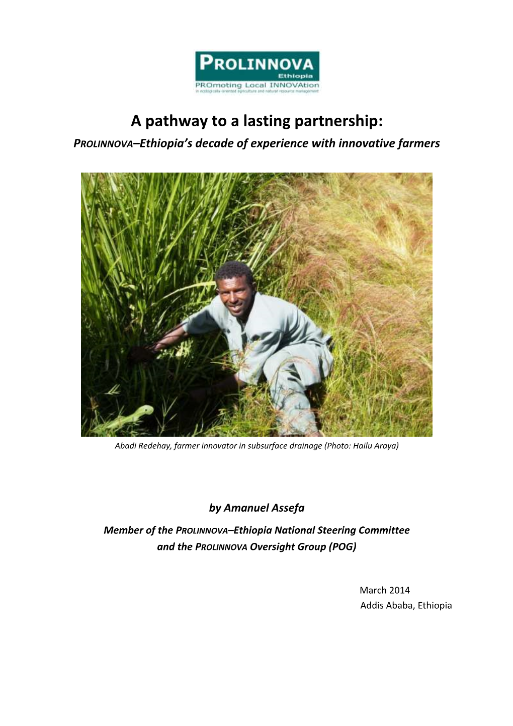 A Pathway to a Lasting Partnership: Prolinnova–Ethiopia's Decade Of