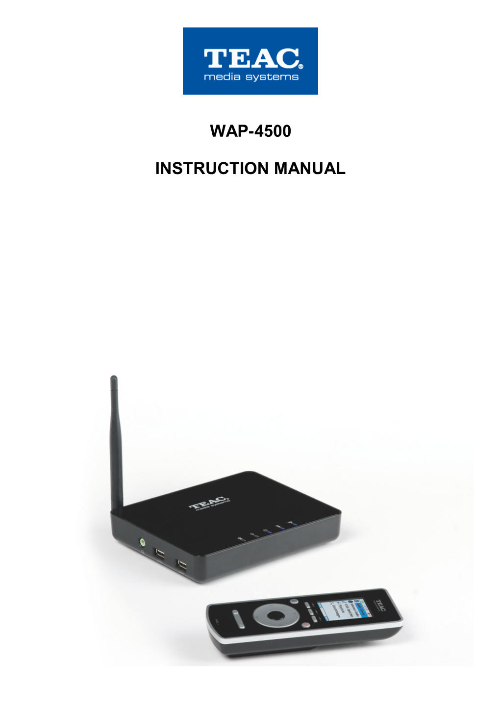 WAP-4500 Instruction Manual