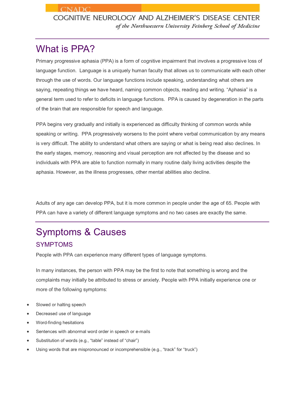 What Is PPA? Symptoms & Causes