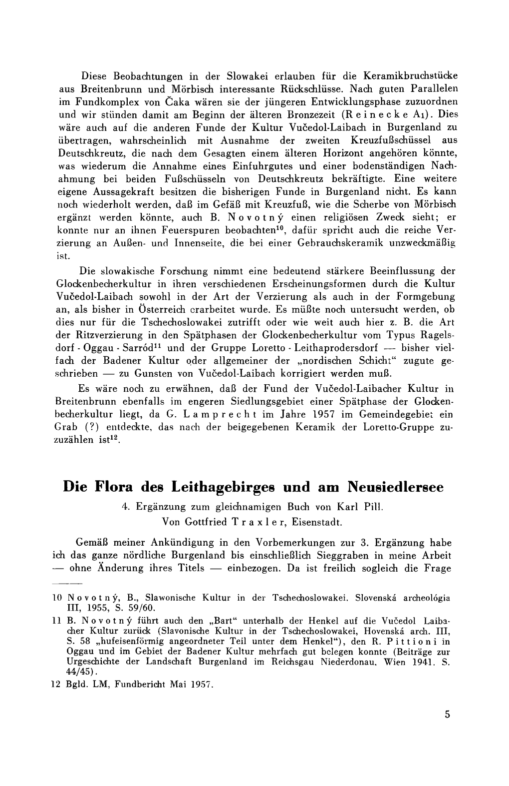 Die Flora Des Leithagebirges Und Am Neusiedlersee 4