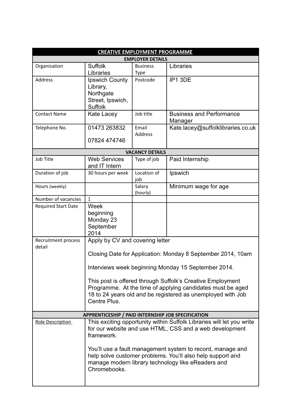 Please Complete ALL Sections of This Form and Give to Your Local Jobcentre Plus