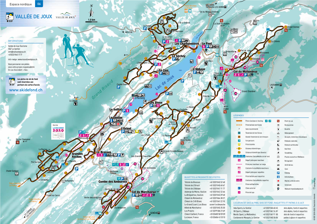 VALLÉE DE JOUX 5.0 1.0 Km ��U�Io� �R�T � ���Tro� �� �E�T De ��U�Io� Le Poteau 4.5 1482 14 1195 3.0 ����Et �Er�Ier �E �Ore� 1292 MOUTHE Chalet Hermann