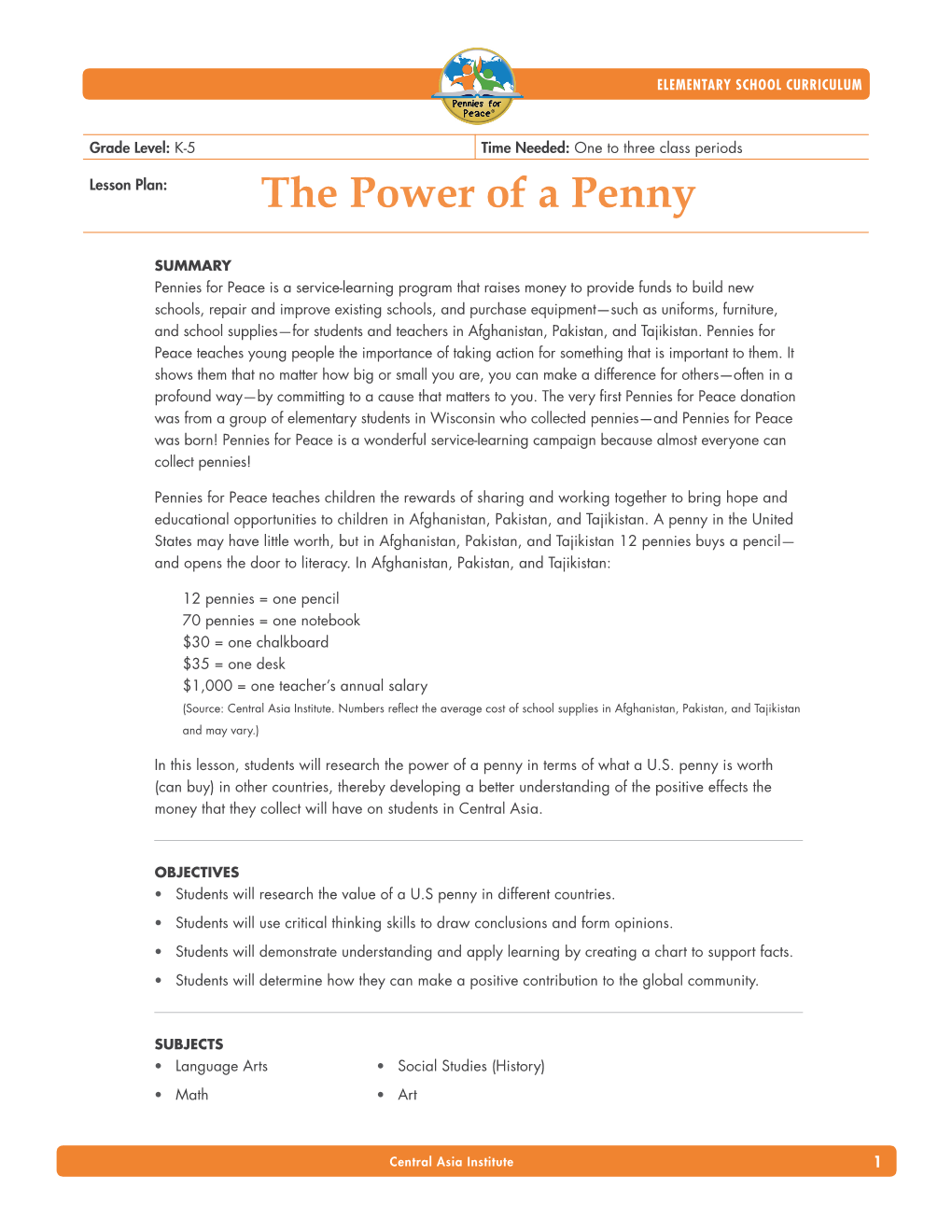 The Power of a Penny