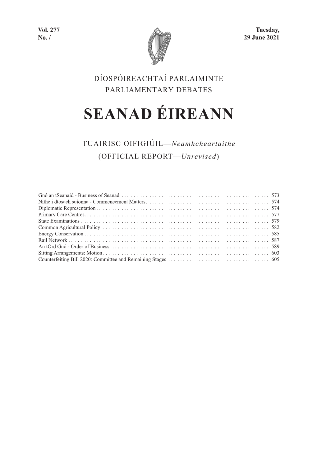 Seanad Éireann