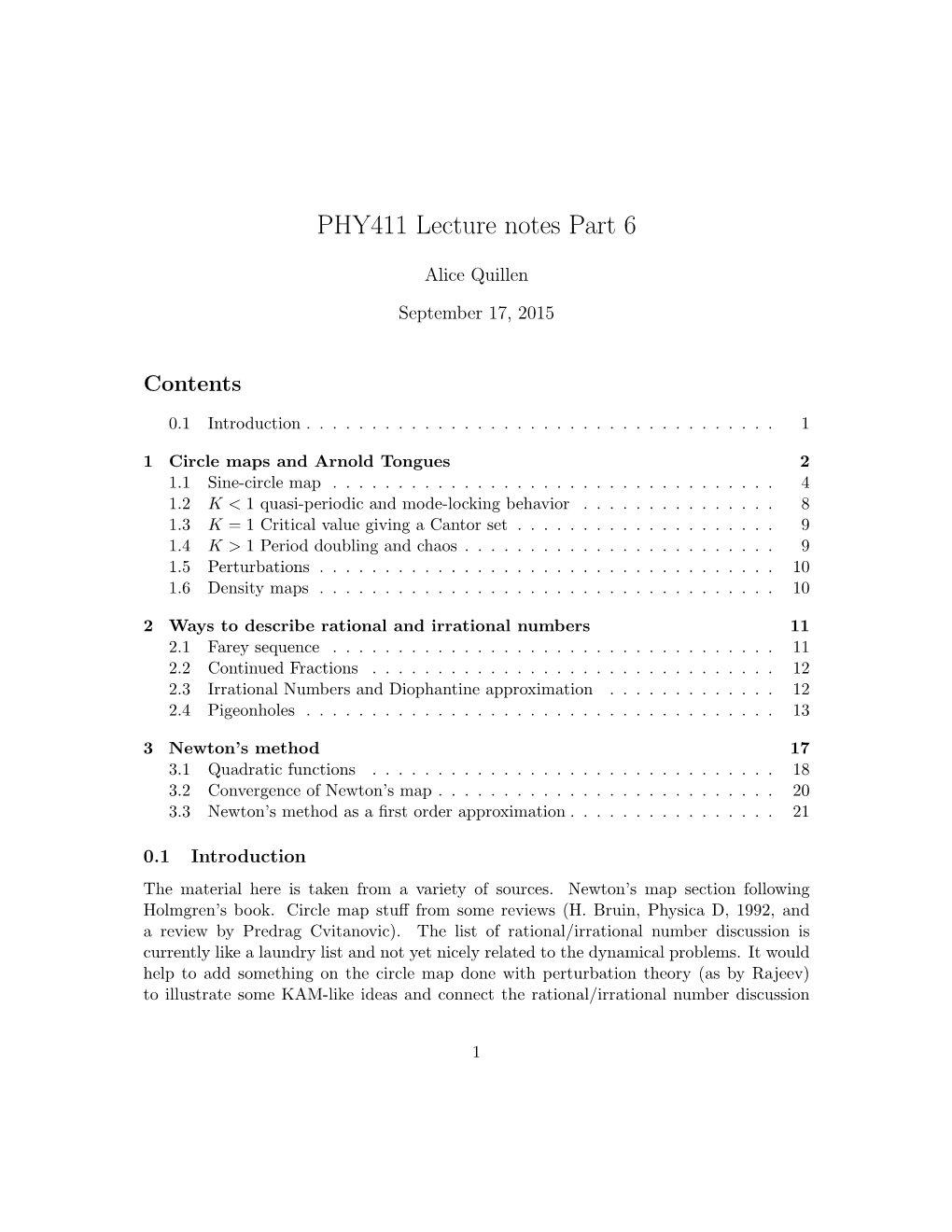 PHY411 Lecture Notes Part 6