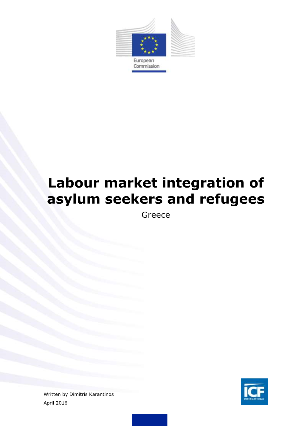 Labour Market Integration of Asylum Seekers and Refugees Greece