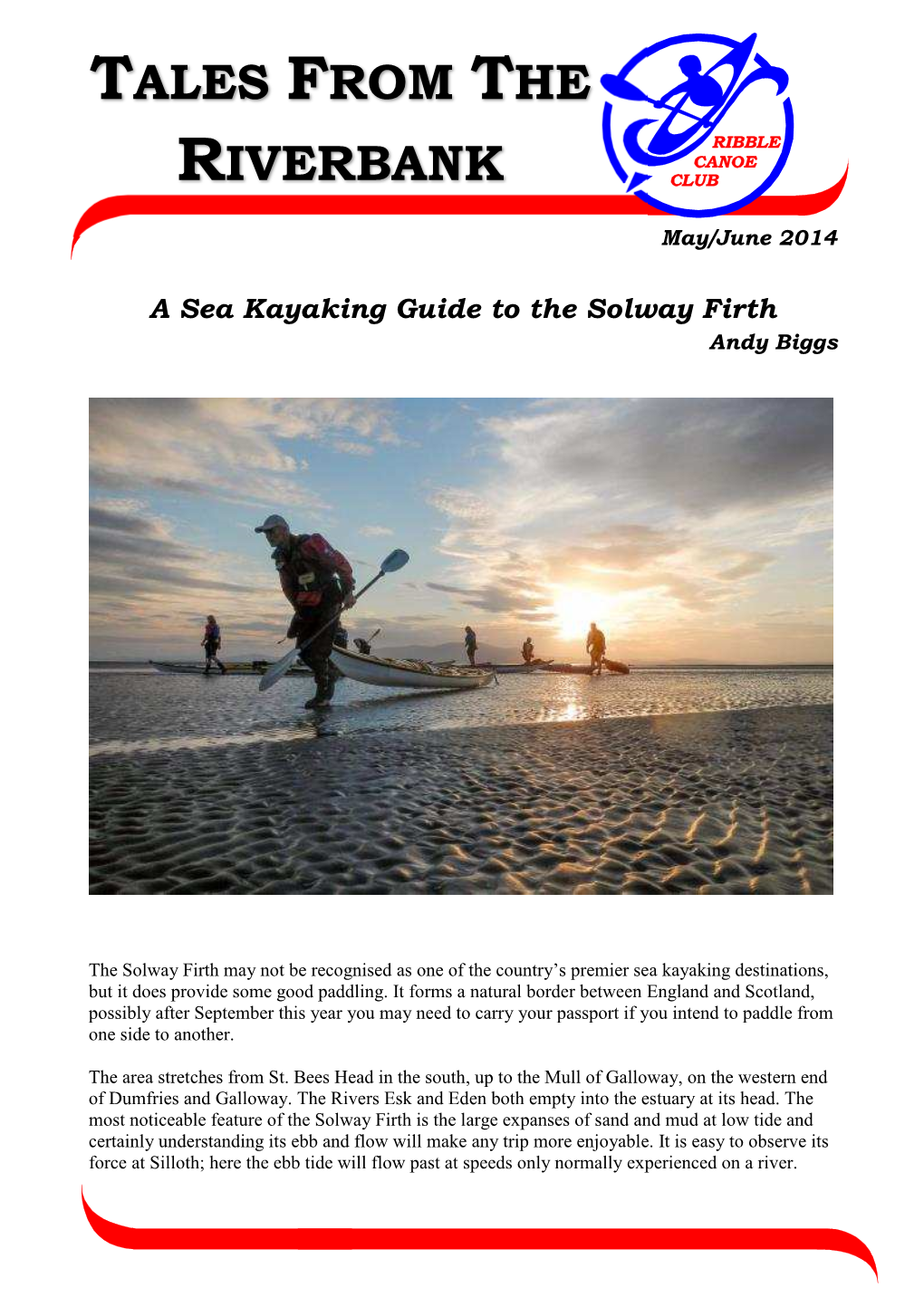 A Sea Kayaking Guide to the Solway Firth Andy Biggs