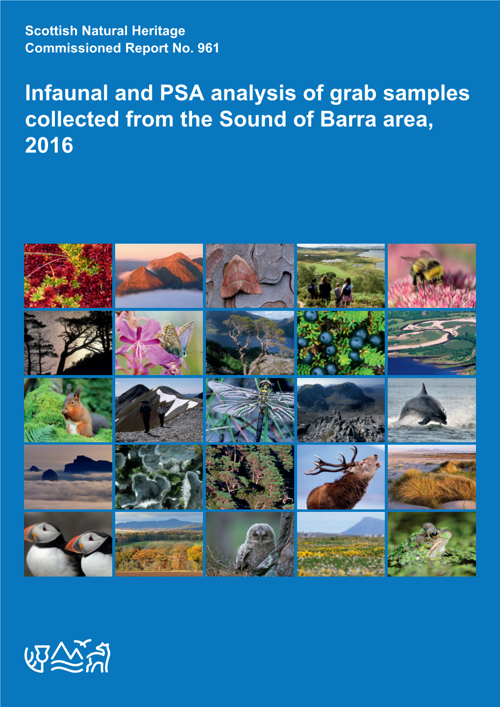 SNH Commissioned Report 961: Infaunal and PSA Analysis of Grab Samples Collected from the Sound of Barra Area, 2016