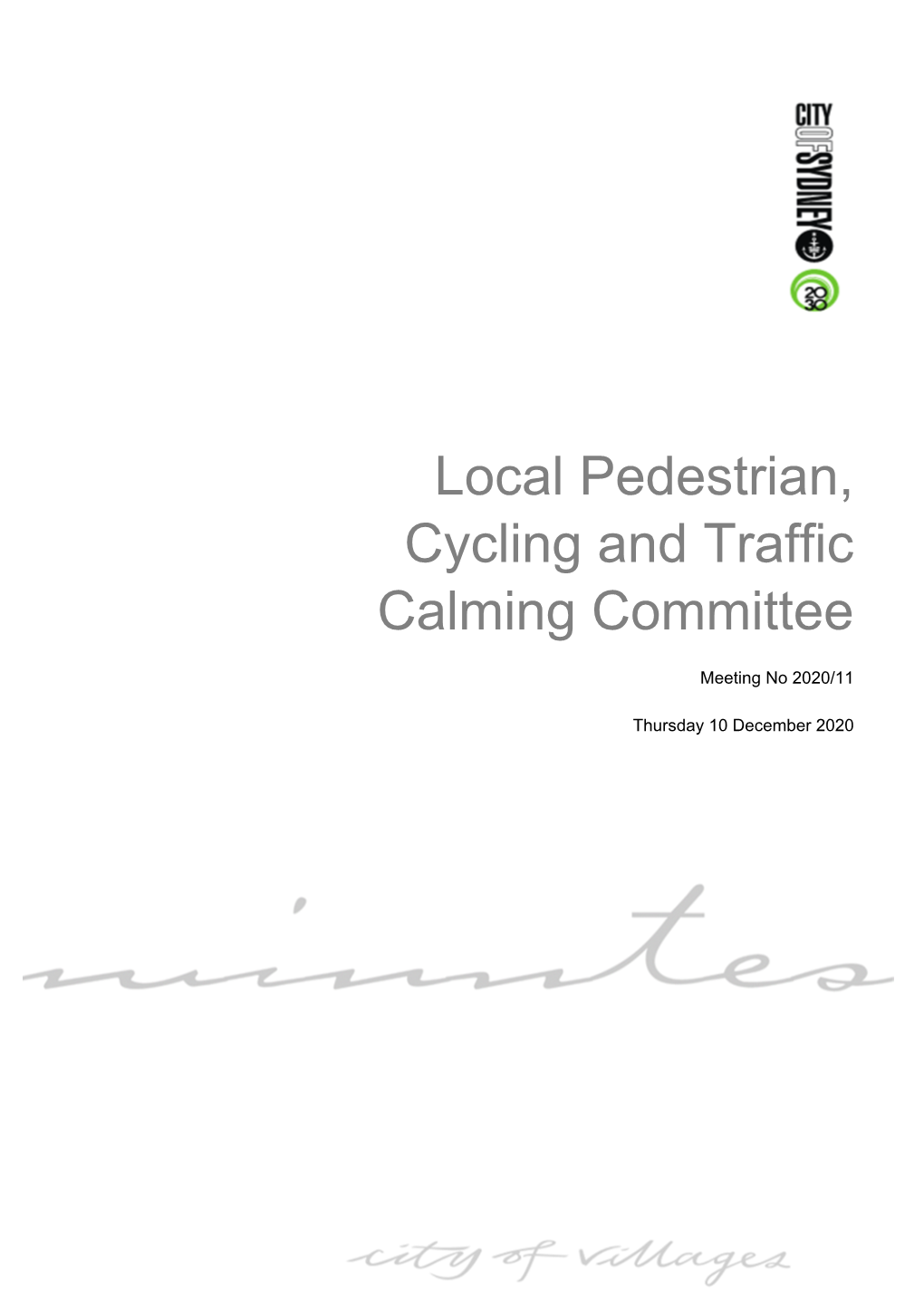 Local Pedestrian, Cycling and Traffic Calming Committee