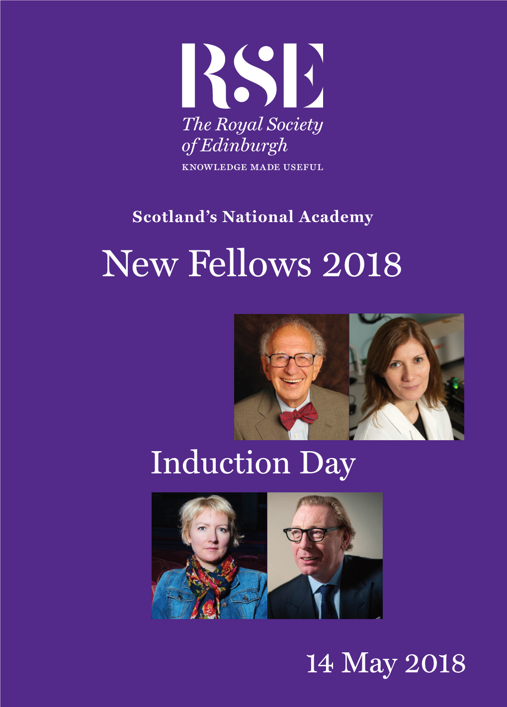 RSE New Fellows Induction Programme 2018