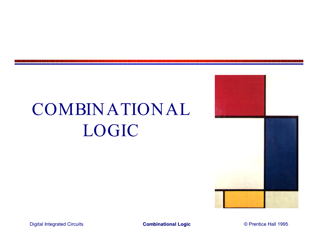 Combinational Logic