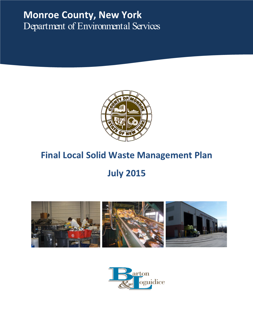 Final Local Solid Waste Management Plan July 2015