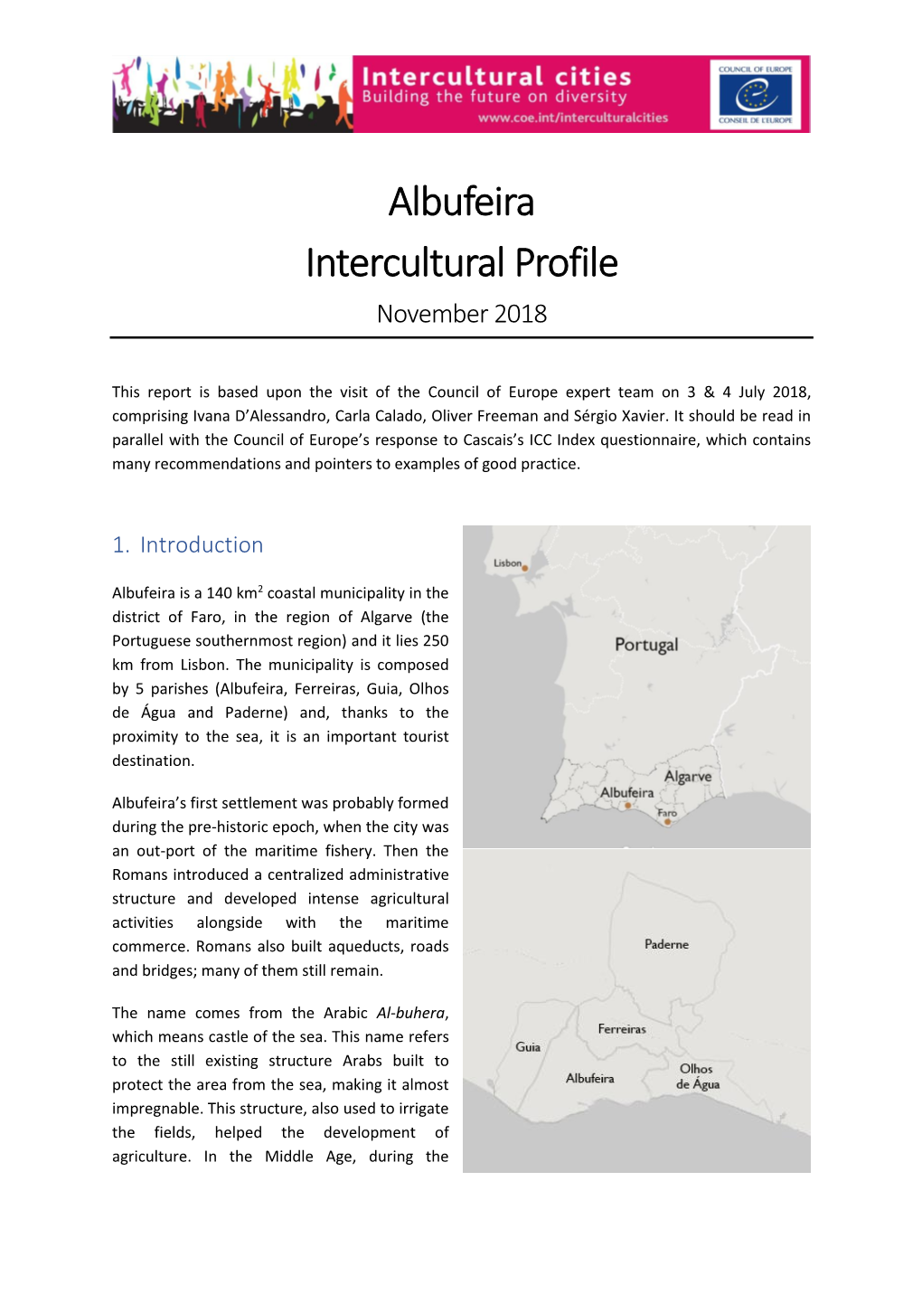 Albufeira Intercultural Profile November 2018