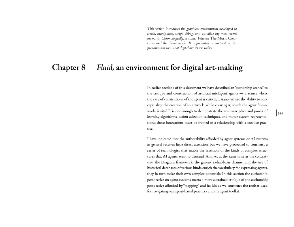 Fluid, an Environment for Digital Art-Making