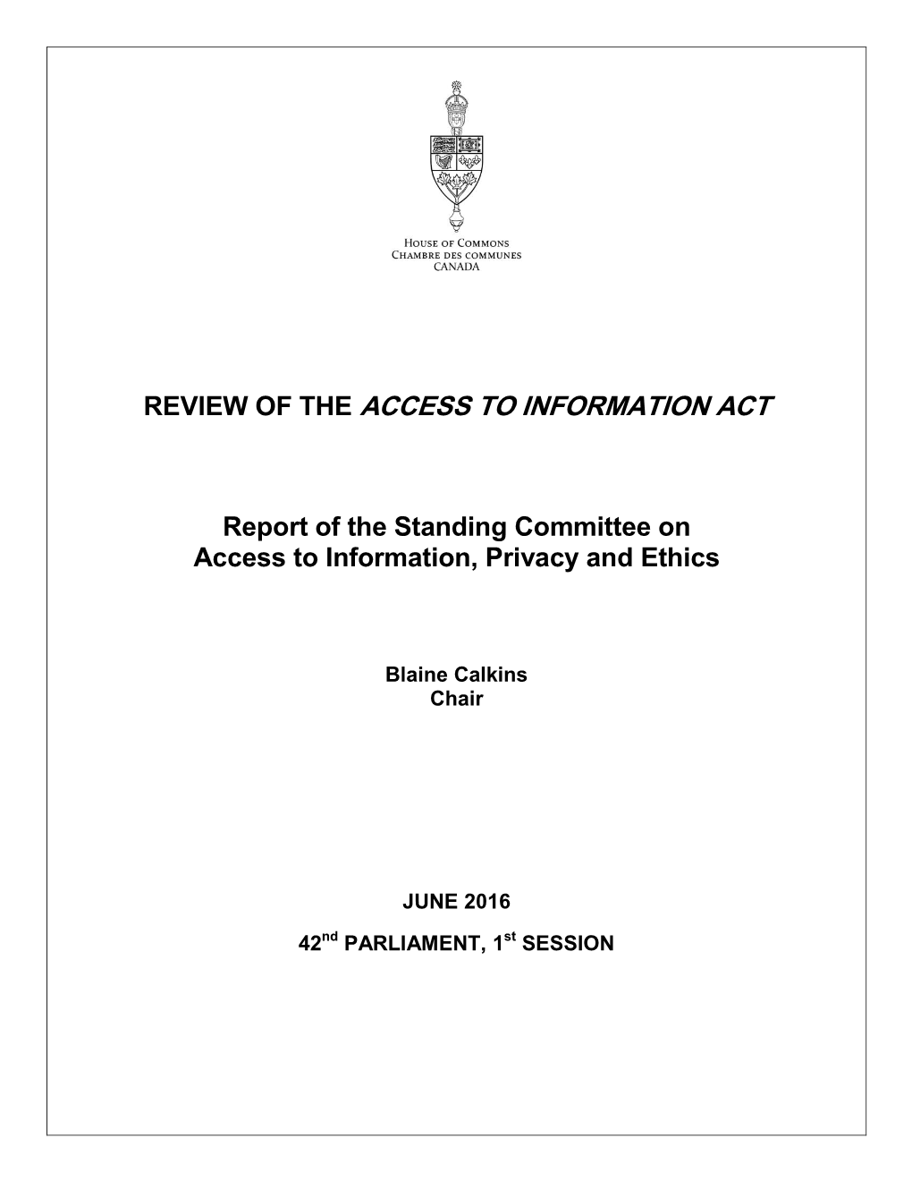 Access to Information Act